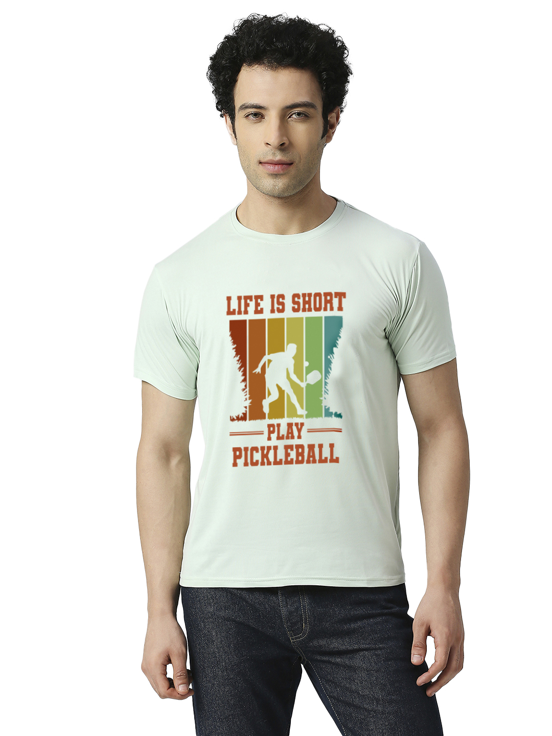 Pickleball- Life Is Short Mint Dry Fit T-shirt